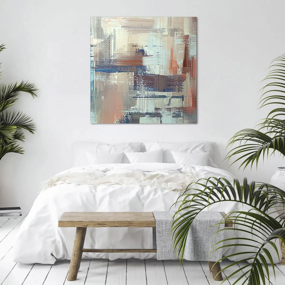 Impression sur toile - Image sur toile - Atteindre la lumière - 50x50 cm