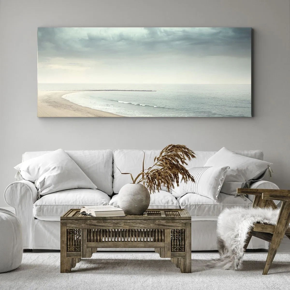 Impression sur toile - Image sur toile - à la recherche de la paix - 100x40 cm
