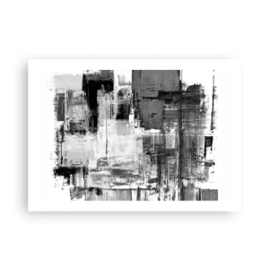 Affiche - Poster - Le gris est beau - 70x50 cm