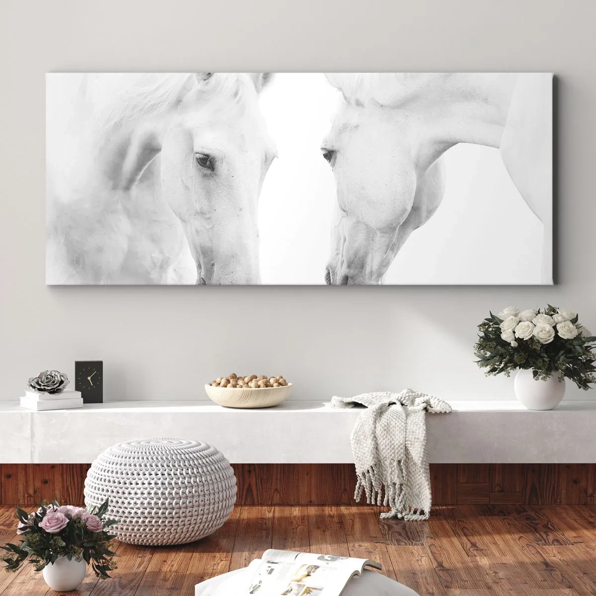 Impression sur toile - Image sur toile - Serait-ce de l’amitié? - 100x40 cm