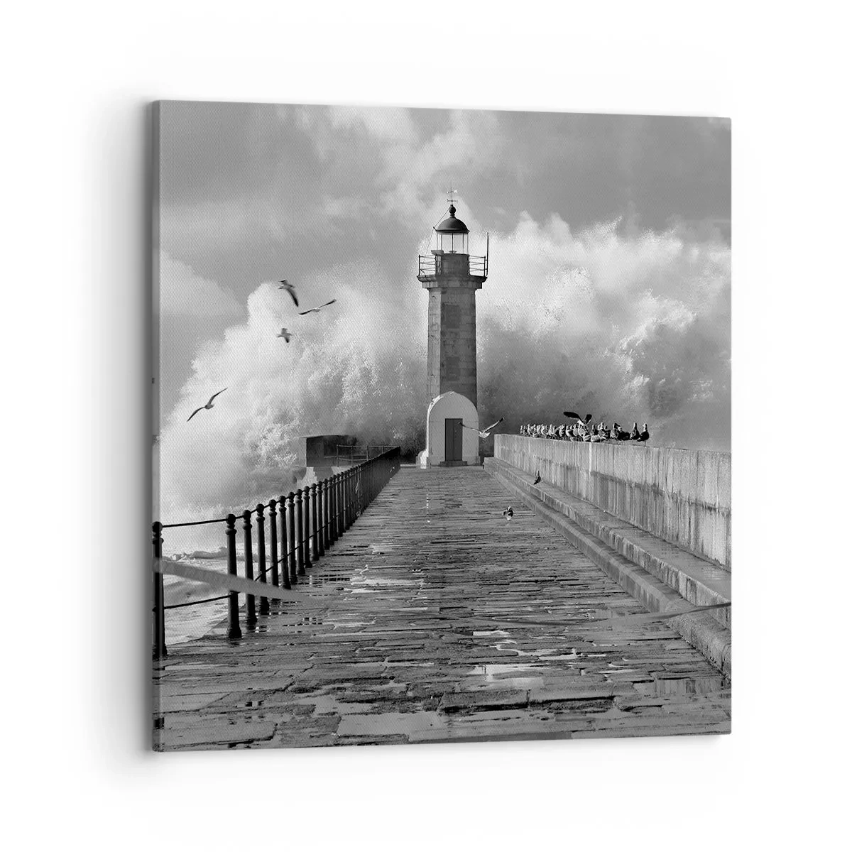 Impression sur toile - Image sur toile - Sans peur - 70x70 cm