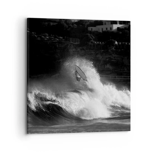 Impression sur toile - Image sur toile - Défi accepté! - 70x70 cm