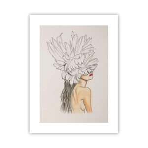 Affiche - Poster - Beauté couronnée - 30x40 cm