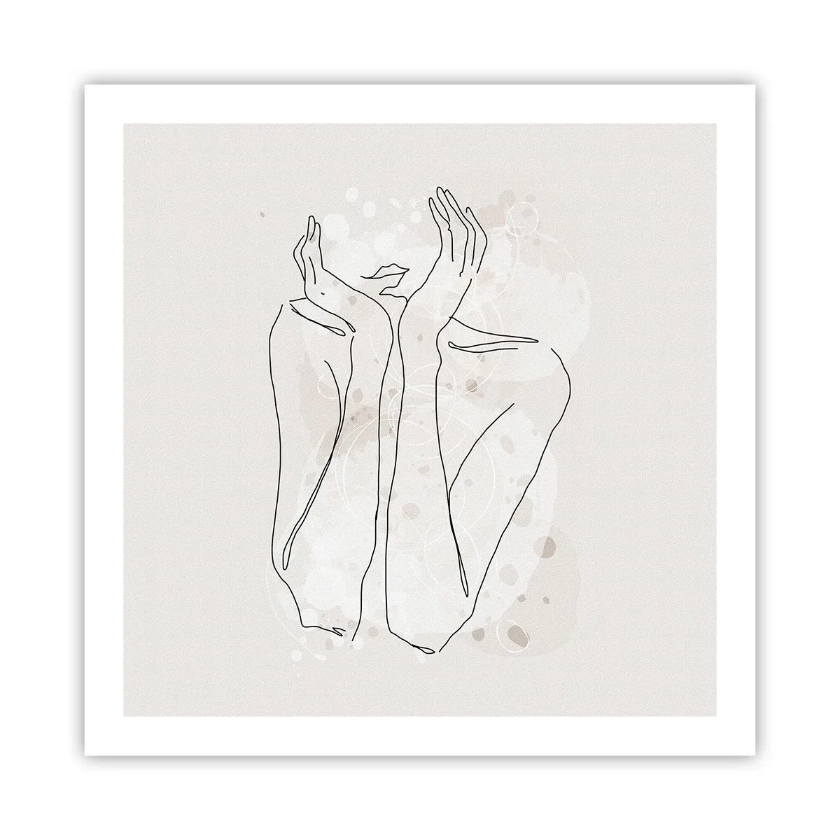 Affiche - Poster - Instant de rêve - 60x60 cm