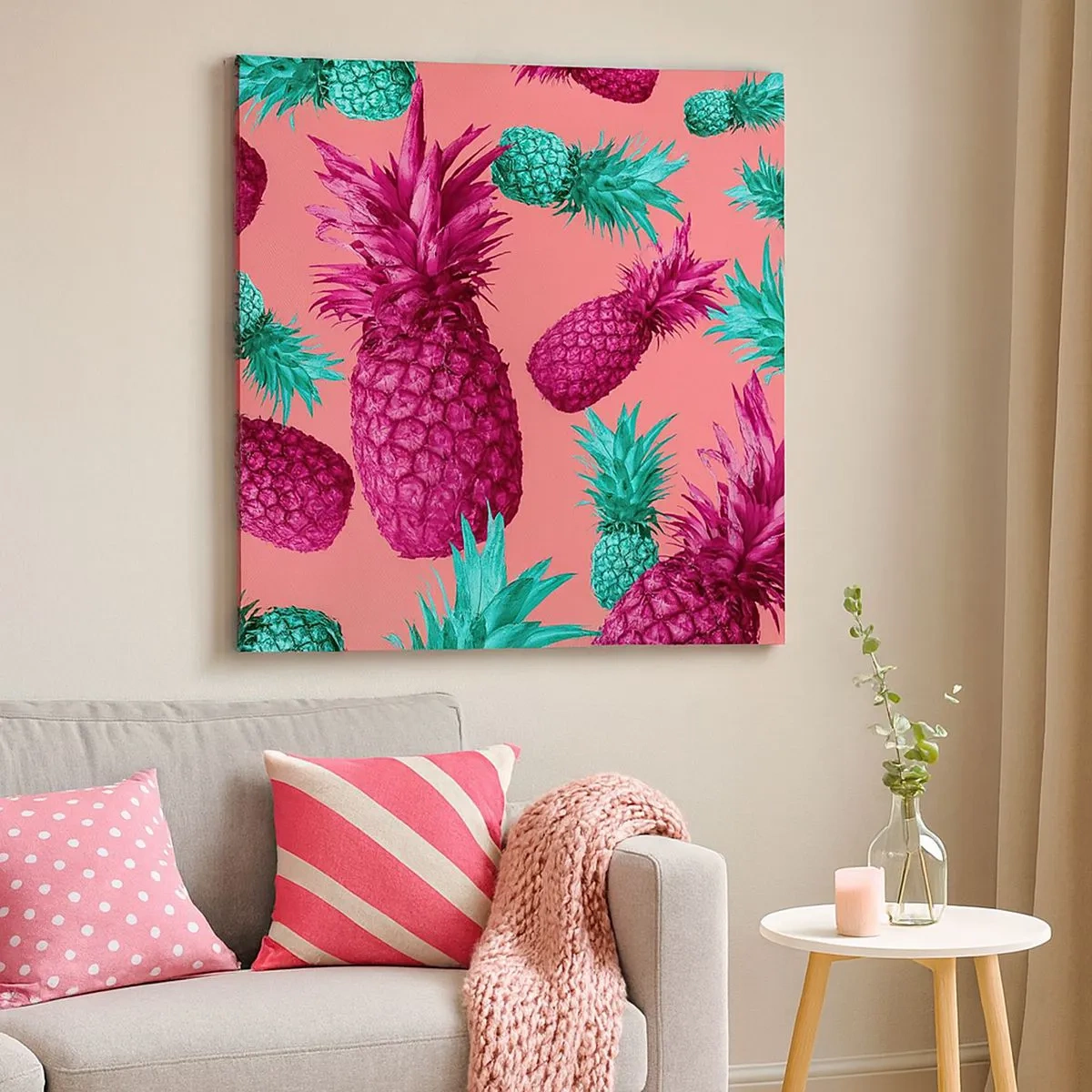 Impression sur toile - Image sur toile - La liberté est douce - 30x30 cm