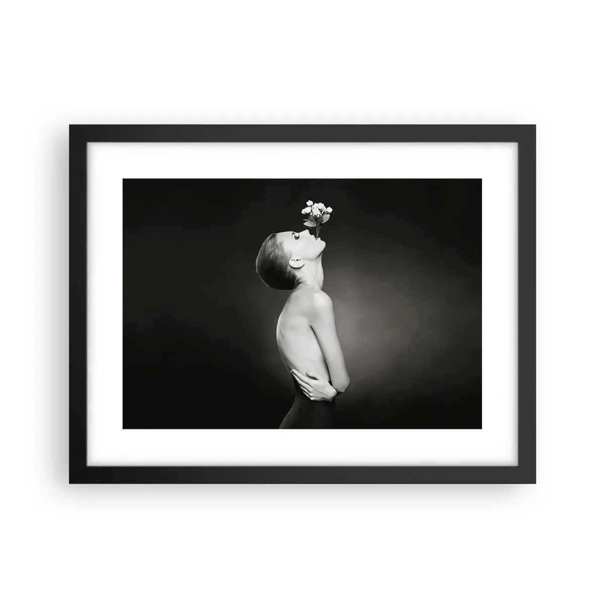 Affiche dans un cadre noir - Poster - Elégance excentrique - 40x30 cm