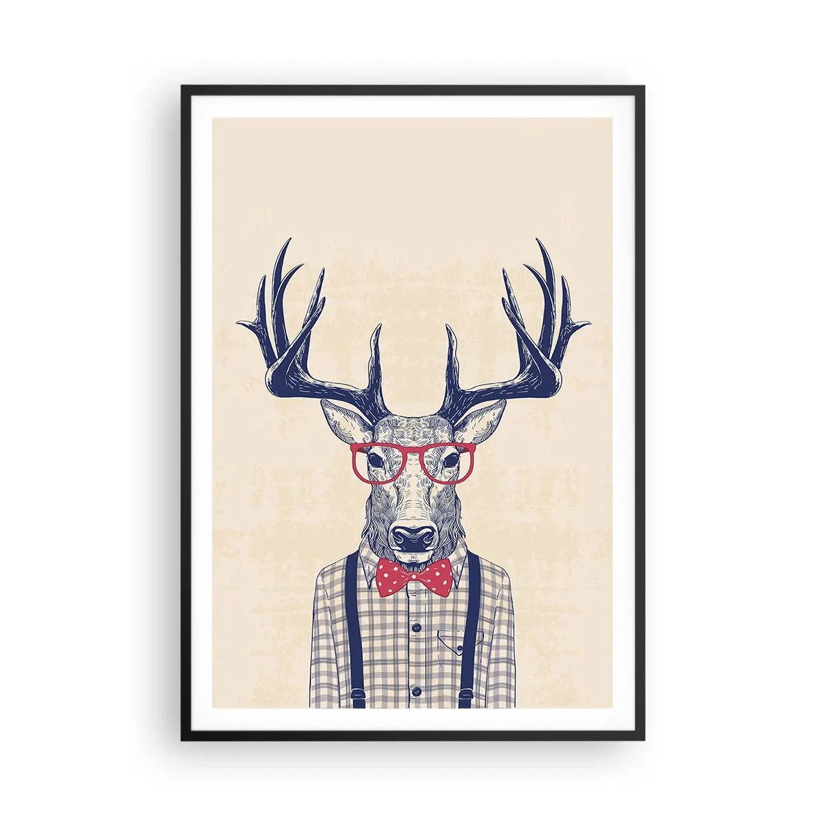 Affiche dans un cadre noir - Poster - Une extravagance amusante - 70x100 cm