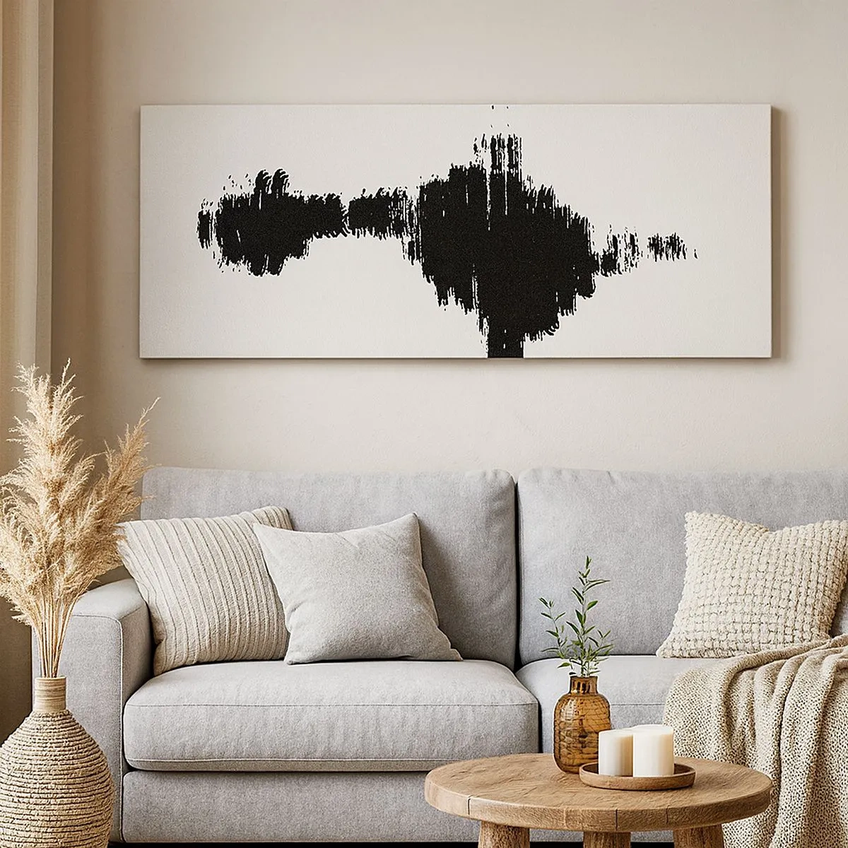 Impression sur toile - Image sur toile - Vibrations de l'imagination - 100x40 cm