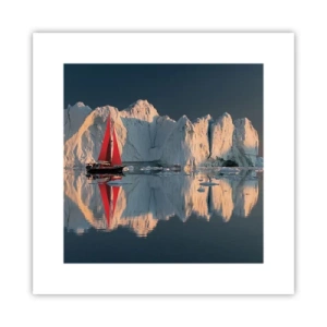 Affiche - Poster - Aux limites du monde - 30x30 cm