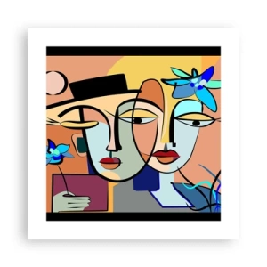 Affiche - Poster - Le Rendez-vous de Picasso - 40x40 cm