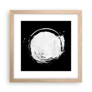 Affiche dans un chêne clair - Poster - Belle sortie - 30x30 cm