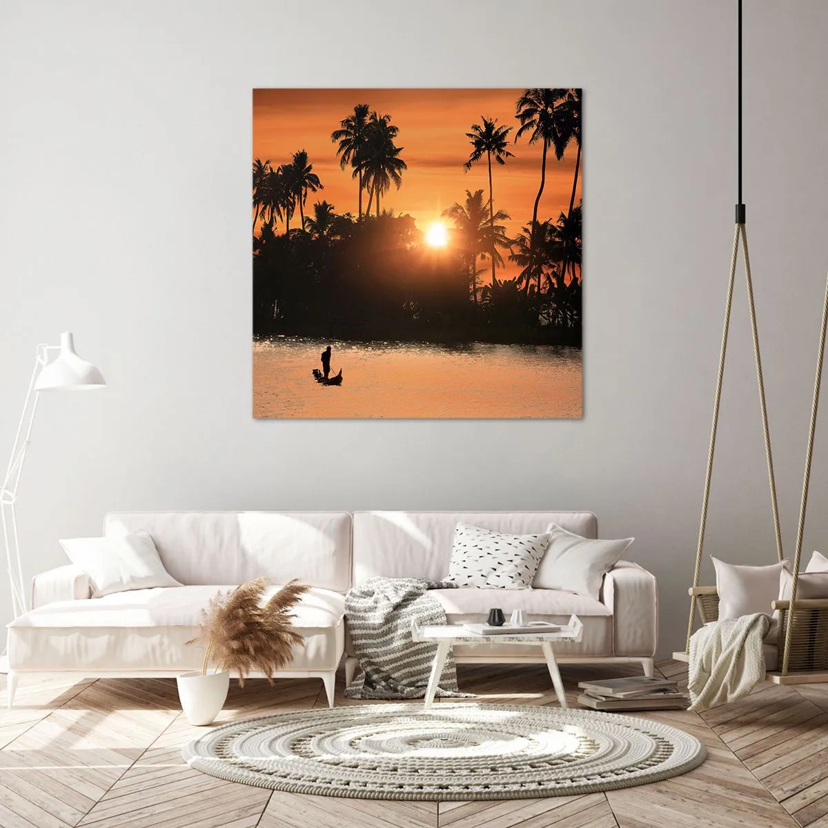 Impression sur toile - Image sur toile - Il est temps de se détendre - 60x60 cm