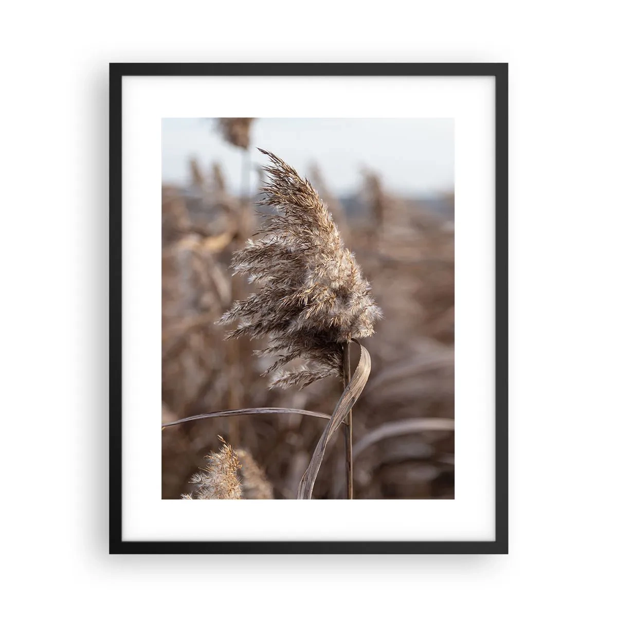 Affiche dans un cadre noir - Poster - Il est temps de s'envoler avec le vent - 40x50 cm