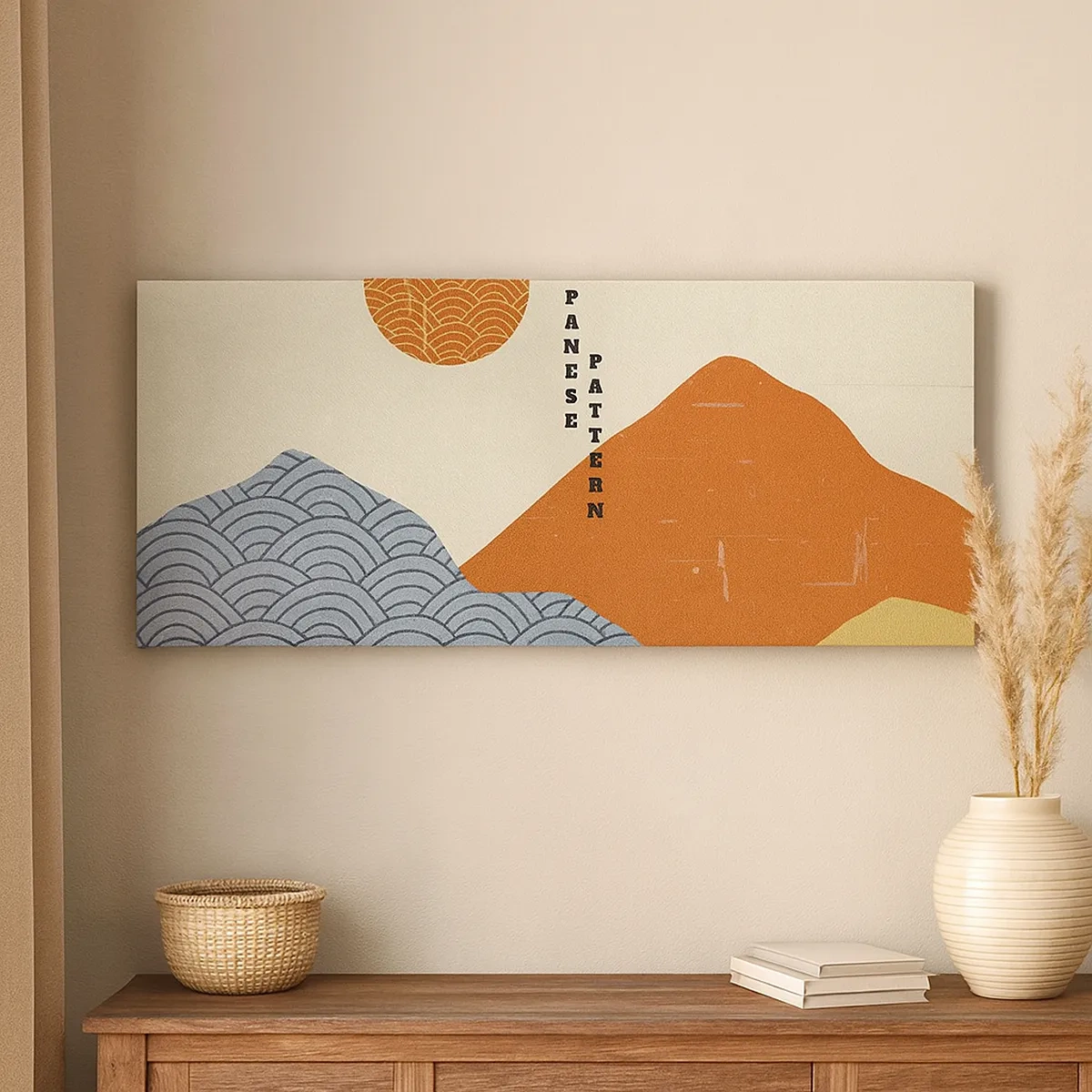 Impression sur toile - Image sur toile - Dans l'esprit japonais - 30x30 cm