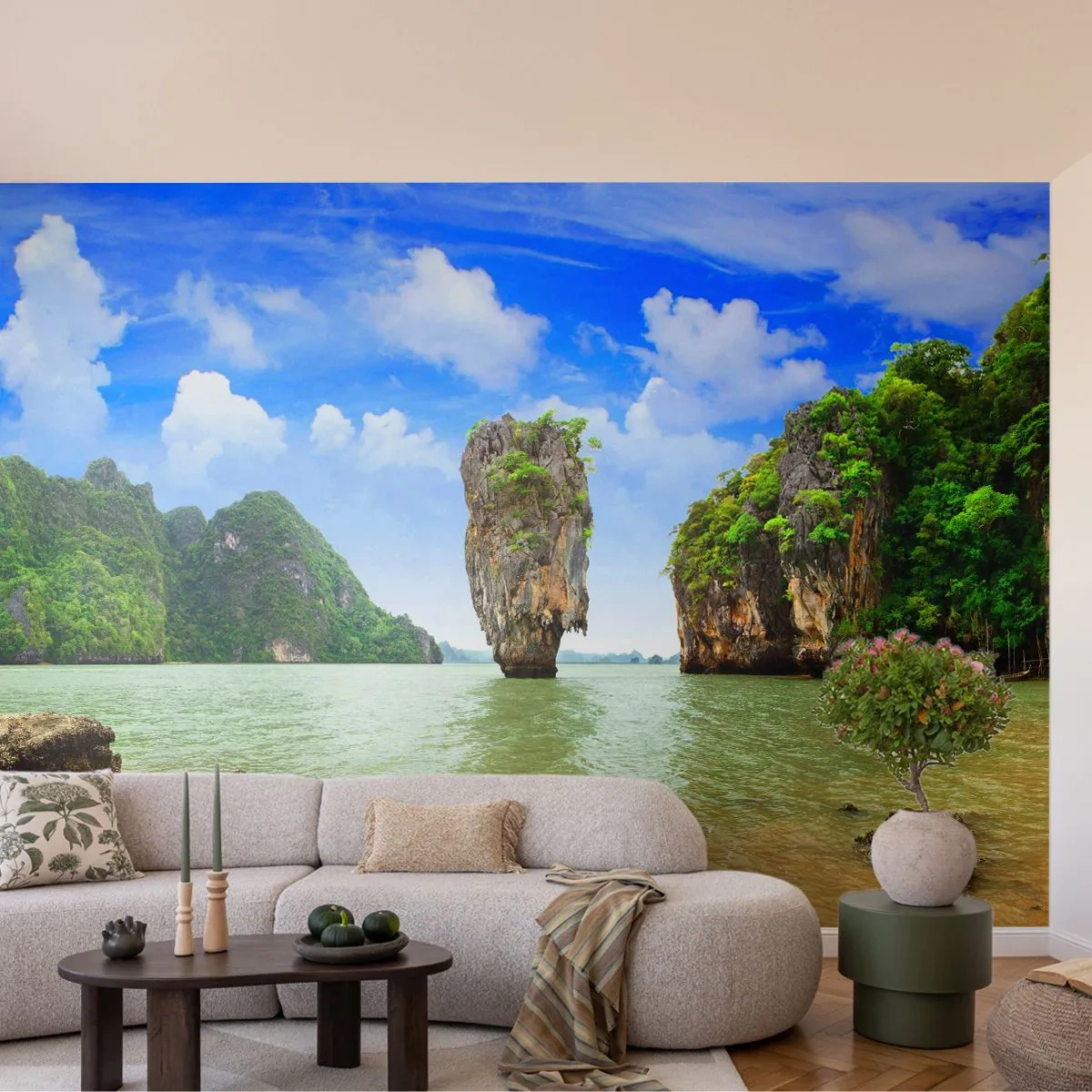 Papier Peint Autocollant Deluxe Sticker - Merveilles rocheuses de la nature - Paysage, Nature, Tropiques - 250x175 cm