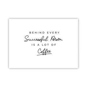 Affiche - Poster - Secret du succès - 70x50 cm