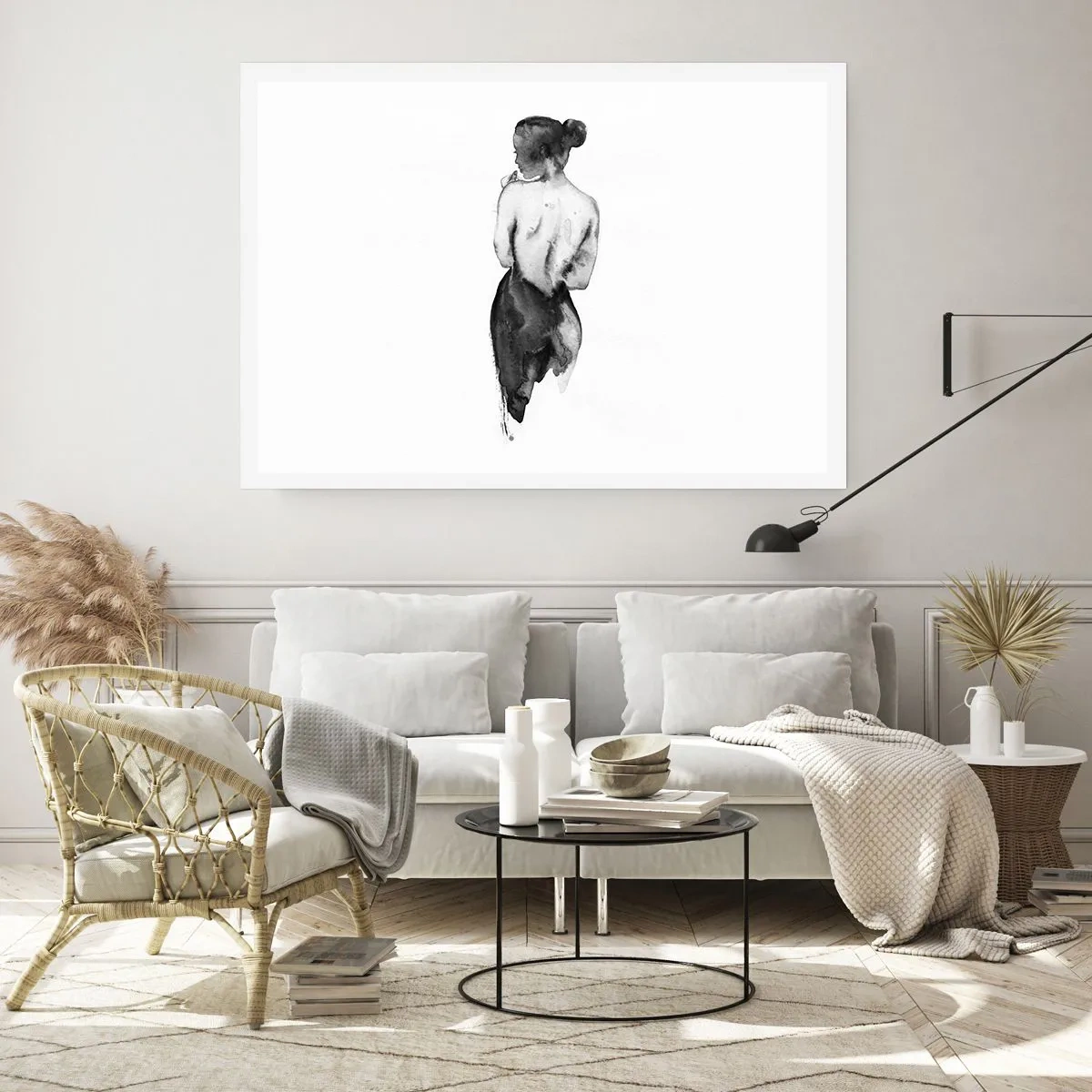 Affiche - Poster - Auprès d'elle, le monde disparaît - 70x50 cm