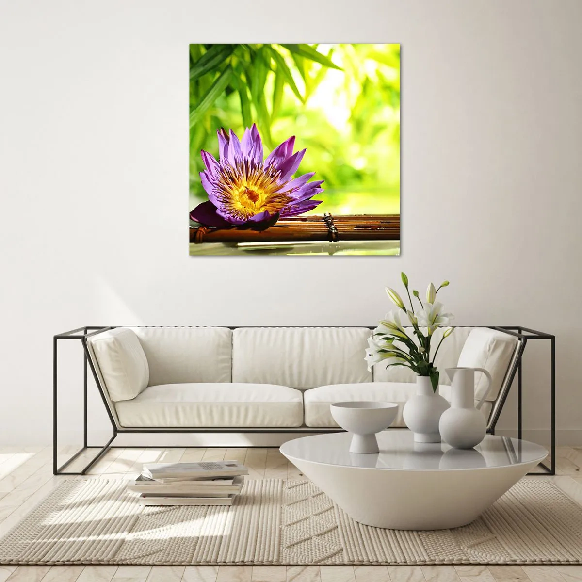 Impression sur verre - Image sur verre - Sous le soleil asiatique - 40x40 cm