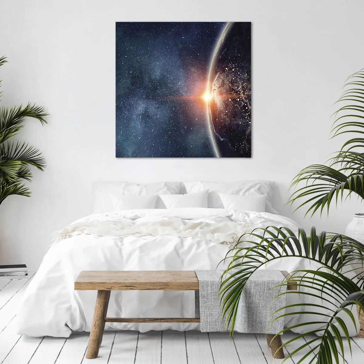 Impression sur toile - Image sur toile - Dans une nouvelle perspective - 50x50 cm