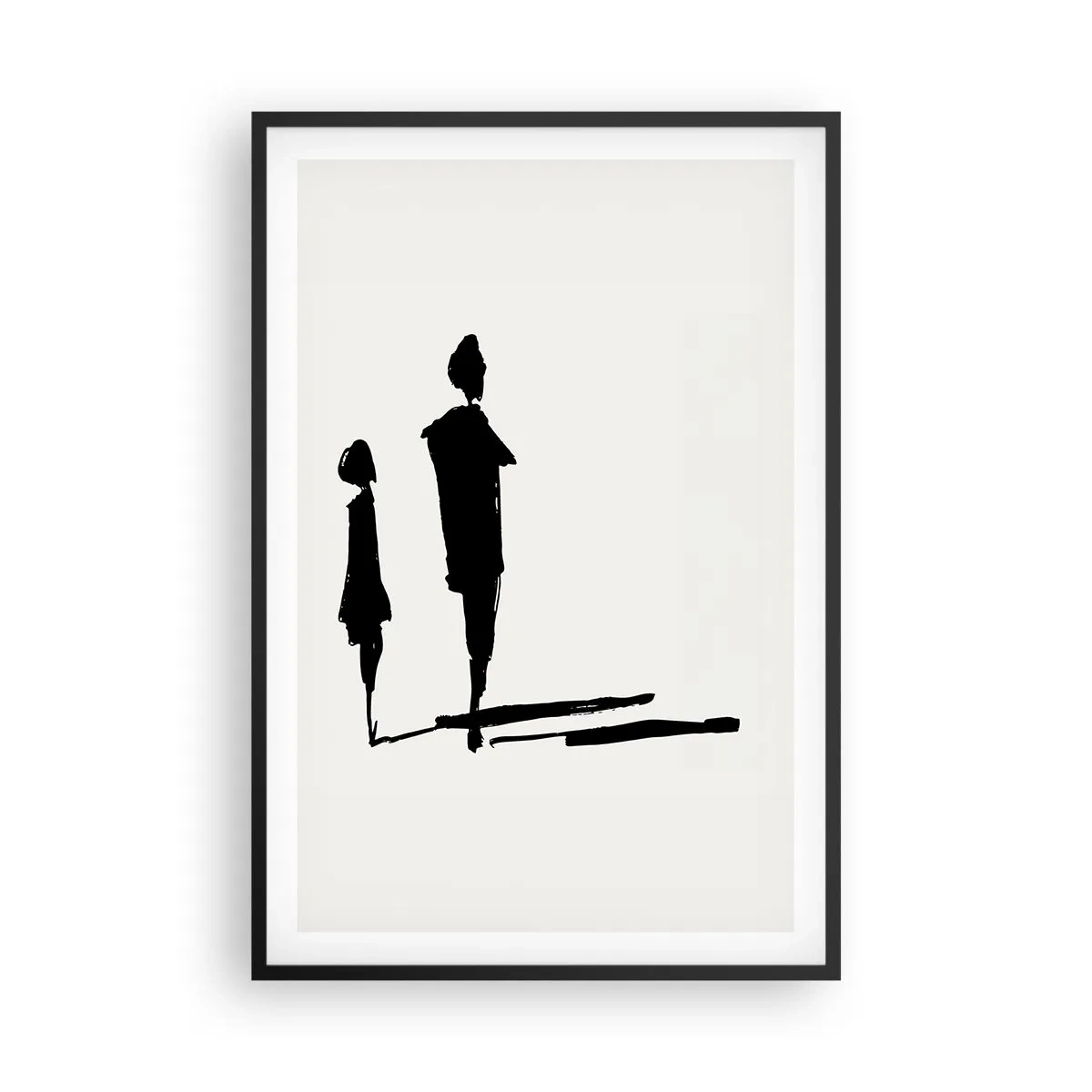 Affiche dans un cadre noir - Poster - Êtes-vous sûr qu'ils sont ensemble ? - 61x91 cm