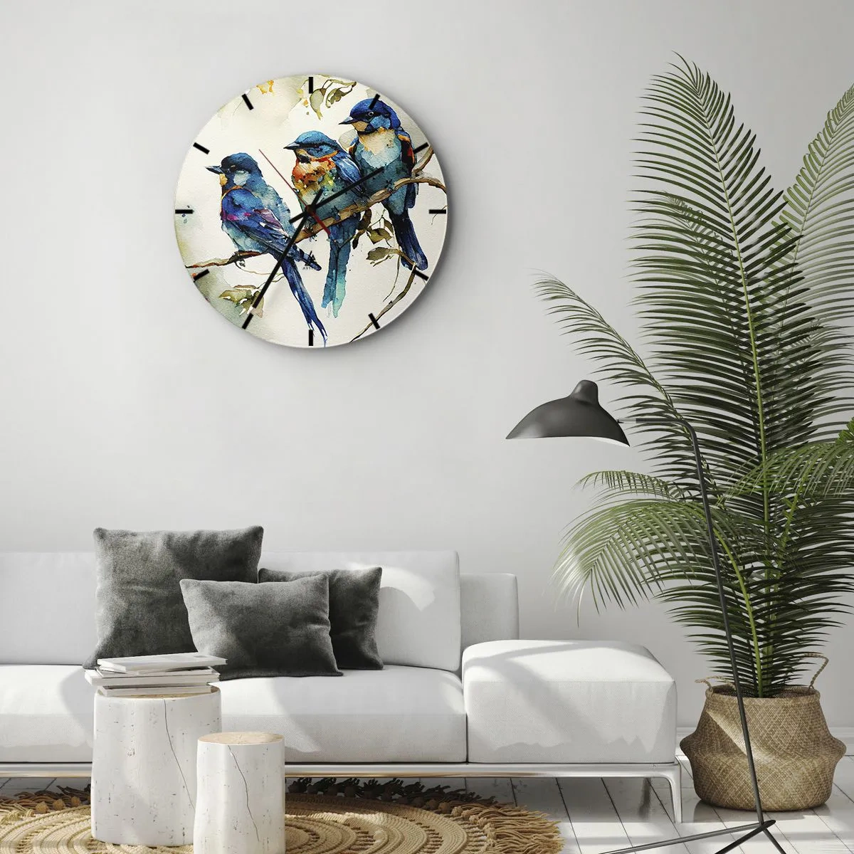 Horloge murale - Pendule murale - A-t-il été offensé ? - 40x40 cm