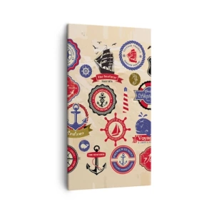 Impression sur toile - Image sur toile - La fraternité de la voile - 45x80 cm