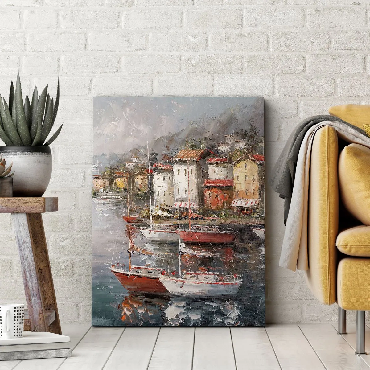 Impression sur toile - Image sur toile - Havre romantique - 55x100 cm
