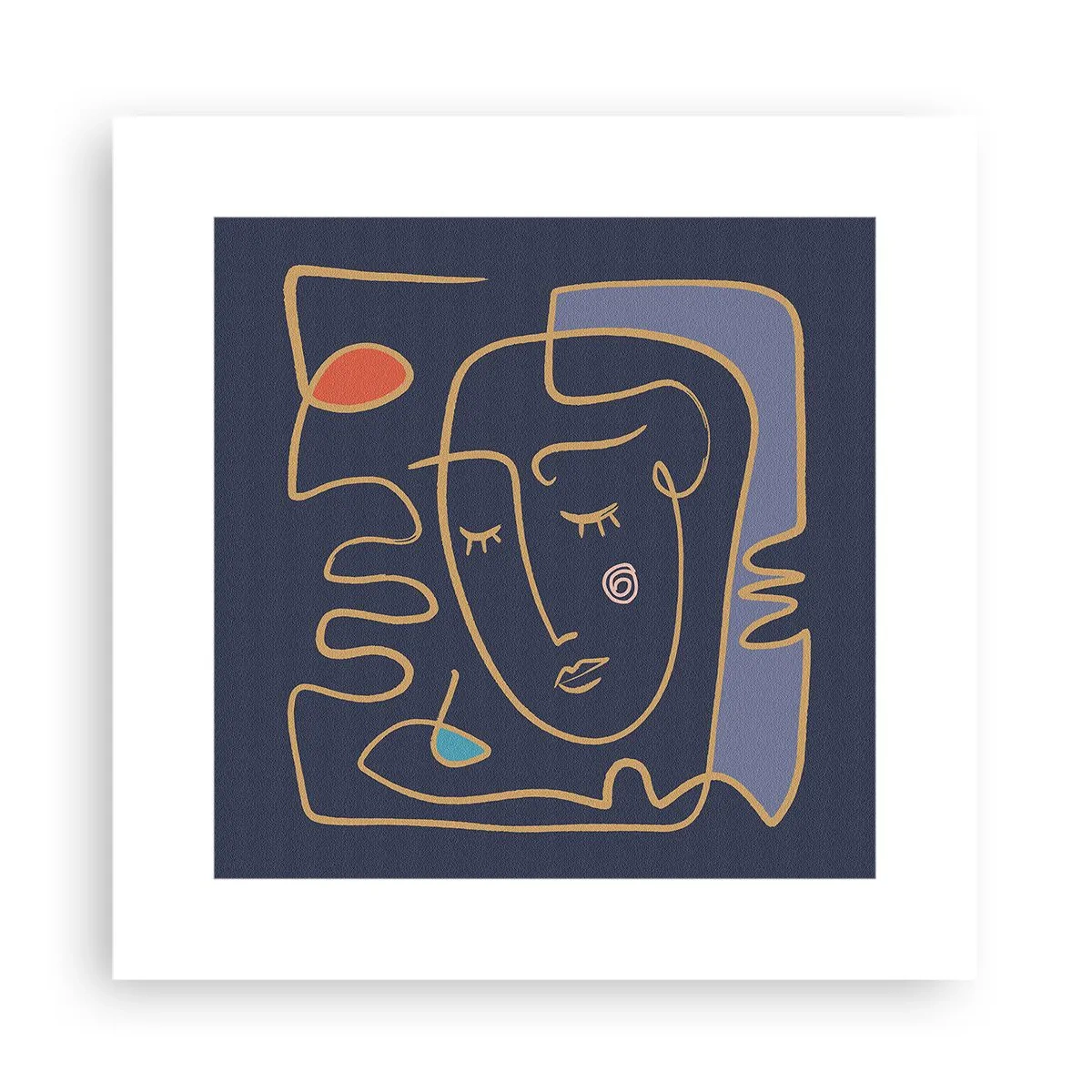 Affiche - Poster - En réflexion - 30x30 cm