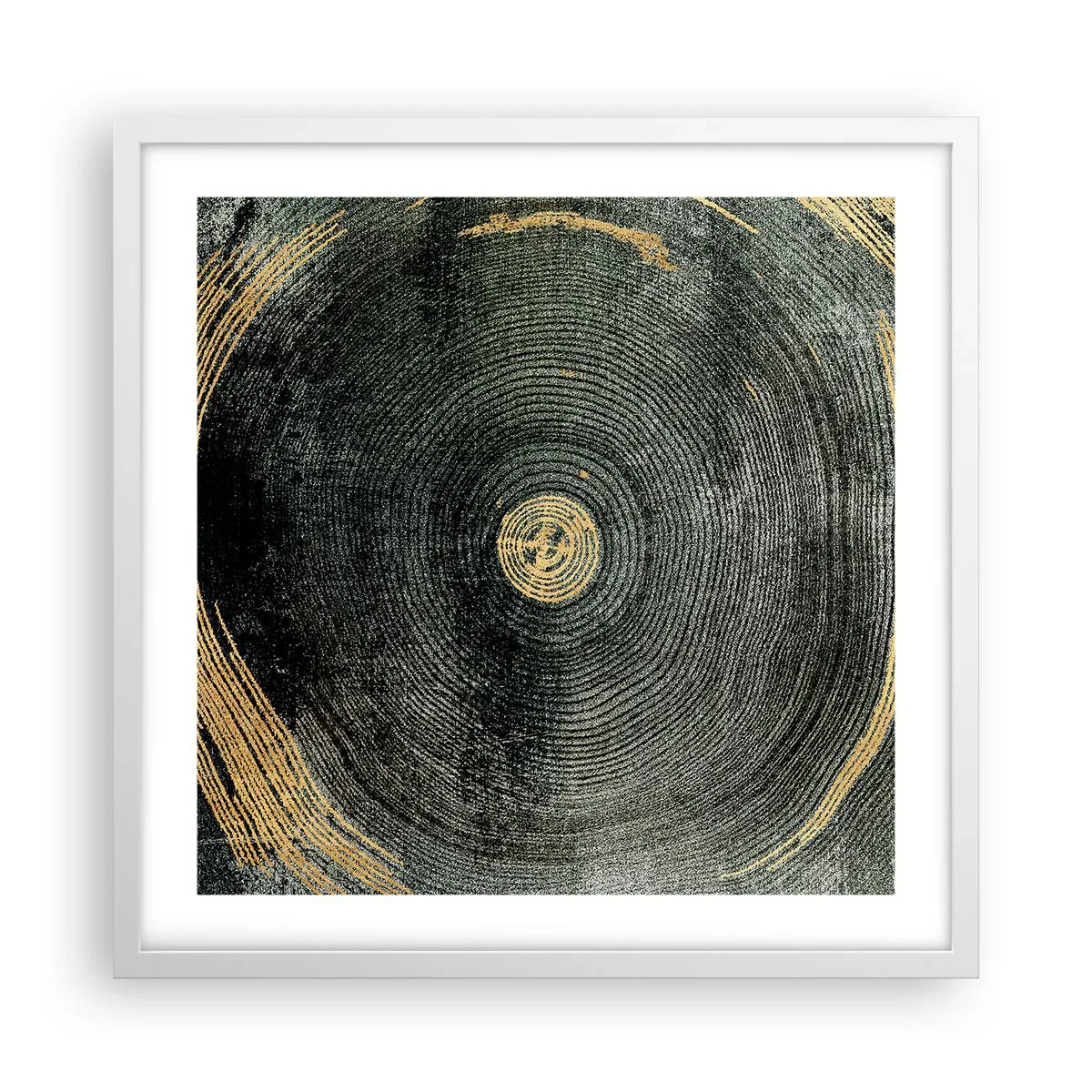 Affiche dans un cadre blanc - Poster - Changement et persistance - 50x50 cm