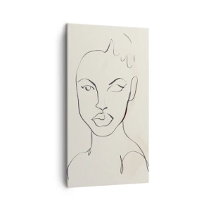 Impression sur toile - Image sur toile - Esquisse de la sensualité - 45x80 cm