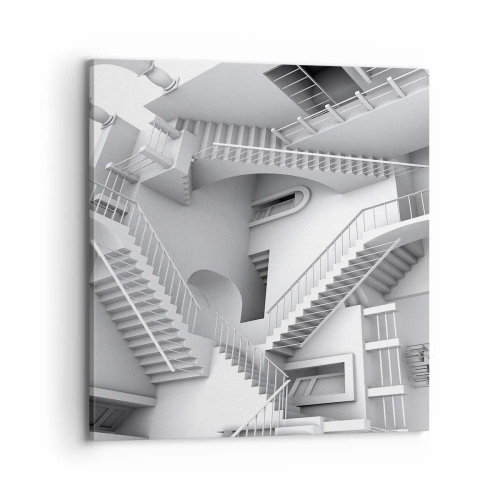 Impression sur toile - Image sur toile - Paradoxes spatiaux - 70x70 cm