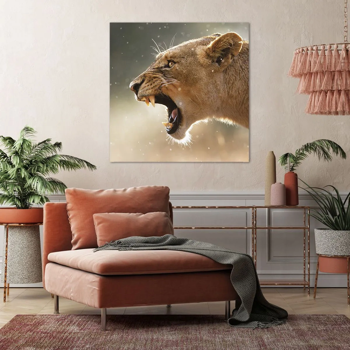 Impression sur toile - Image sur toile - Essayez  de ne pas écouter - 30x30 cm