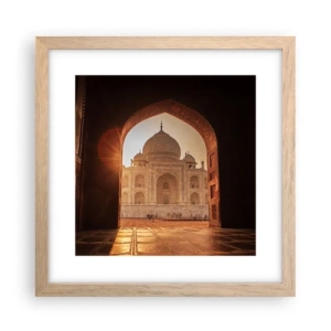 Affiche dans un chêne clair - Poster - Un monument à l'amour surnaturel - 30x30 cm
