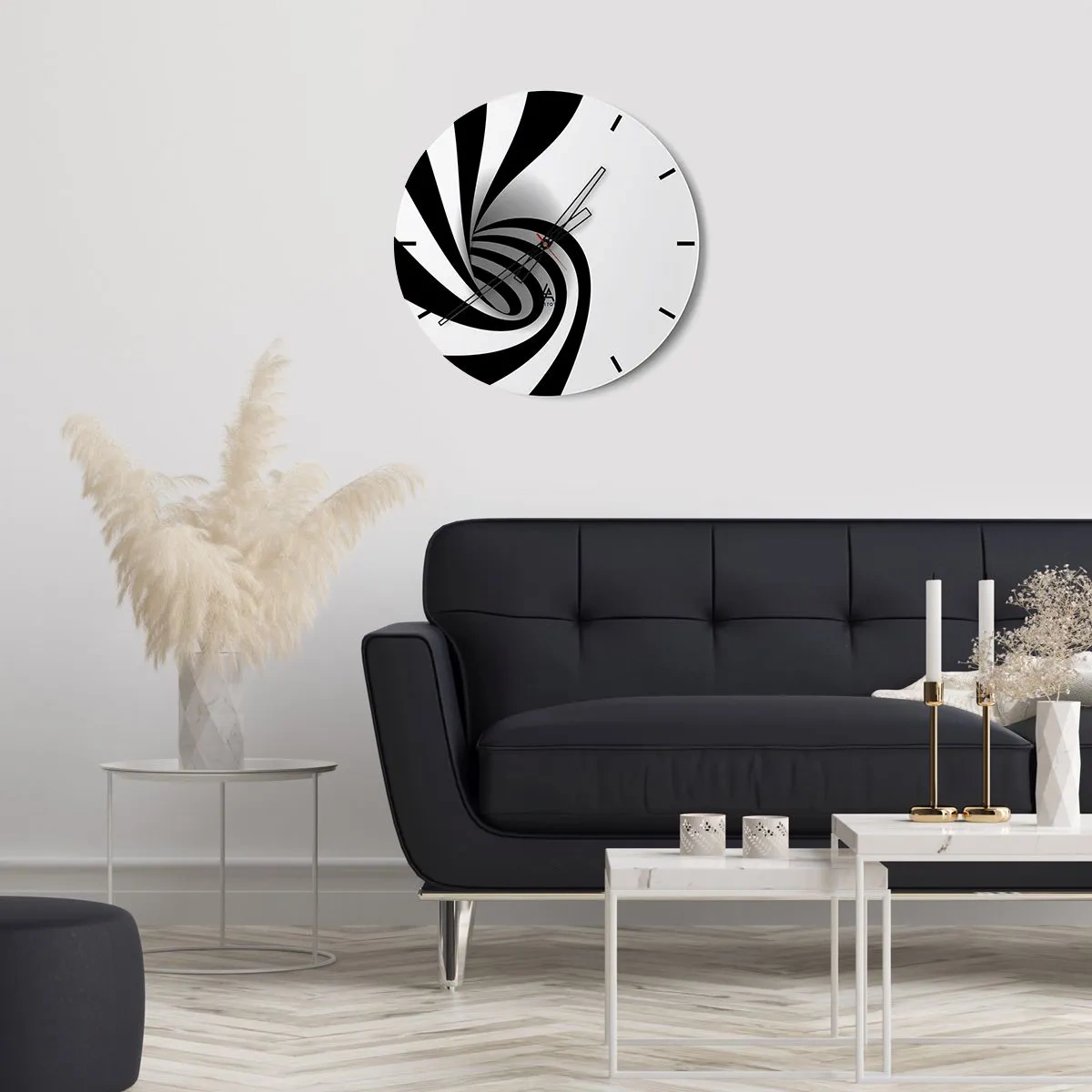 Horloge murale - Pendule murale - Et pourtant ça tourne - 40x40 cm