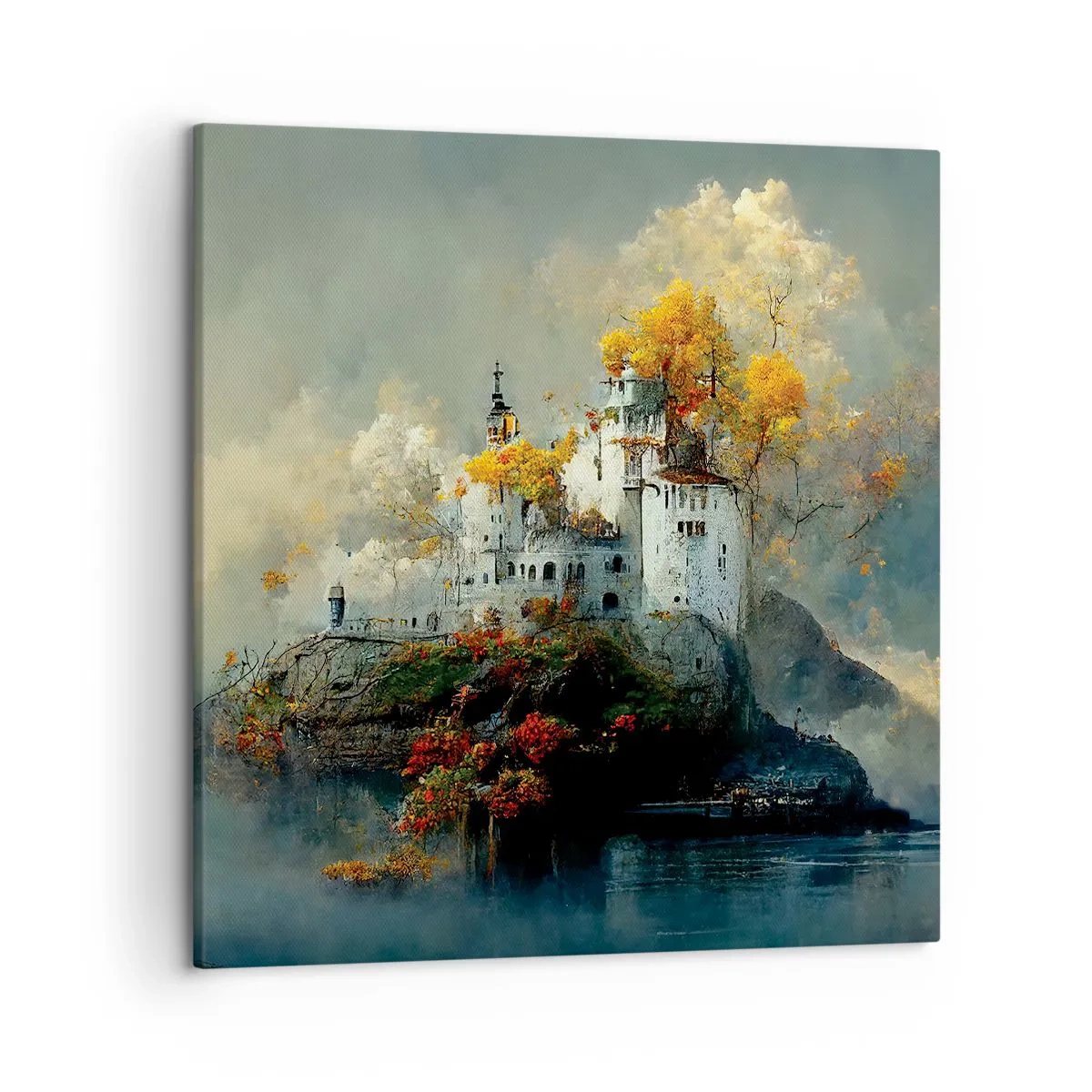 Impression sur toile - Image sur toile - Le début d'une histoire romantique - 50x50 cm