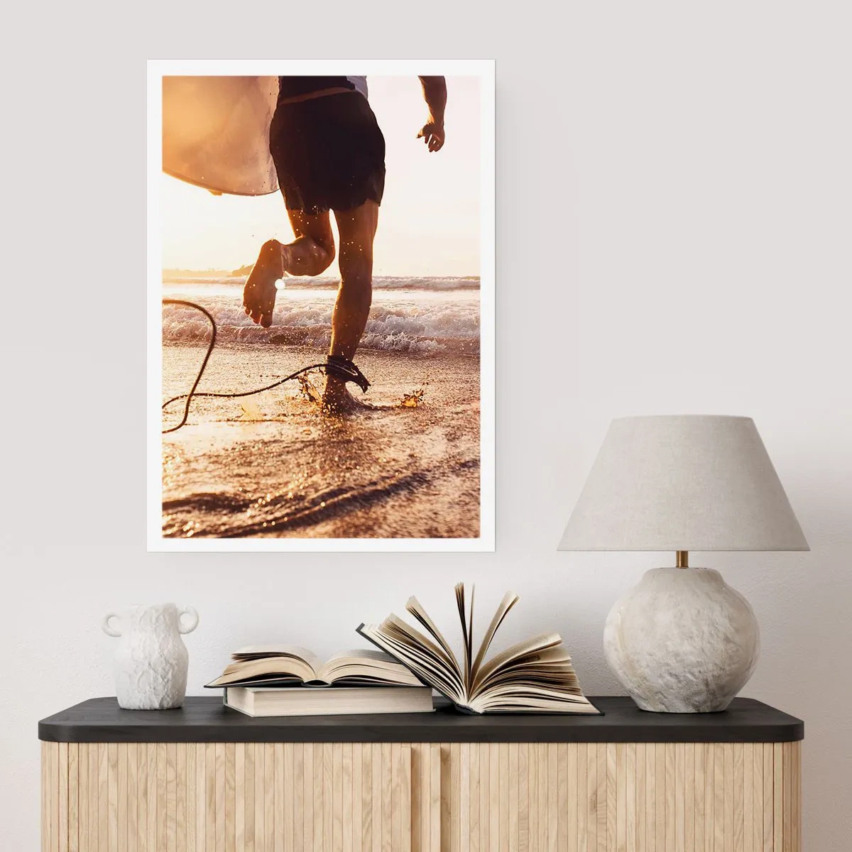 Affiche - Poster - A la rencontre des vagues - 30x40 cm