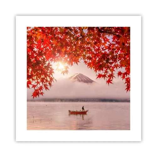 Affiche - Poster - Dans le climat japonais - 40x40 cm