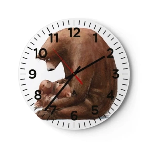 Horloge murale - Pendule murale - Faites de beaux rêves les enfants - 40x40 cm