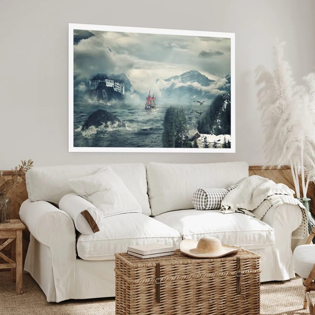 Affiche - Poster - Dans l'eau magique - 50x40 cm