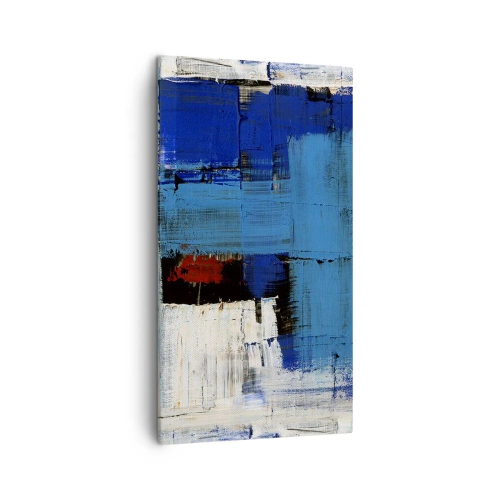 Impression sur toile - Image sur toile - Secret de bleu - 45x80 cm