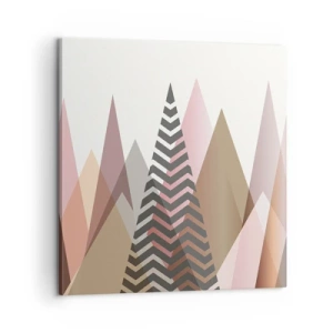 Impression sur toile - Image sur toile - Vue pyramidale - 60x60 cm