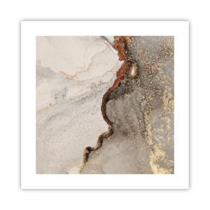 Affiche - Poster - Aux frontières des couleurs - 40x40 cm