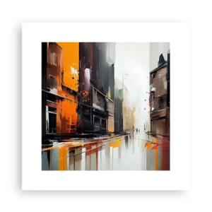 Affiche - Poster - Jour de pluie - 30x30 cm