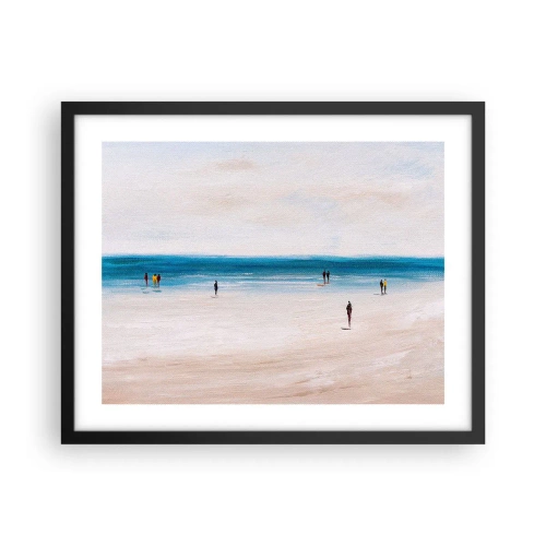 Affiche dans un cadre noir - Poster - Un besoin naturel - 50x40 cm