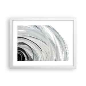 Affiche dans un cadre blanc - Poster - Composition orbitale - 40x30 cm