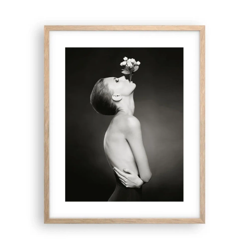 Affiche dans un chêne clair - Poster - Elégance excentrique - 40x50 cm