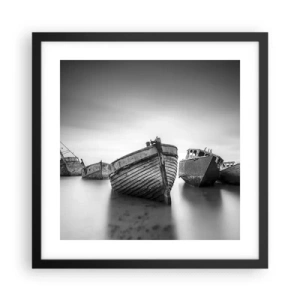 Affiche dans un cadre noir - Poster - Cùest déjà un souvenir... - 40x40 cm