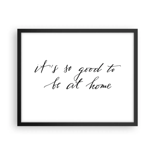 Affiche dans un cadre noir - Poster - Toute la vérite - 50x40 cm