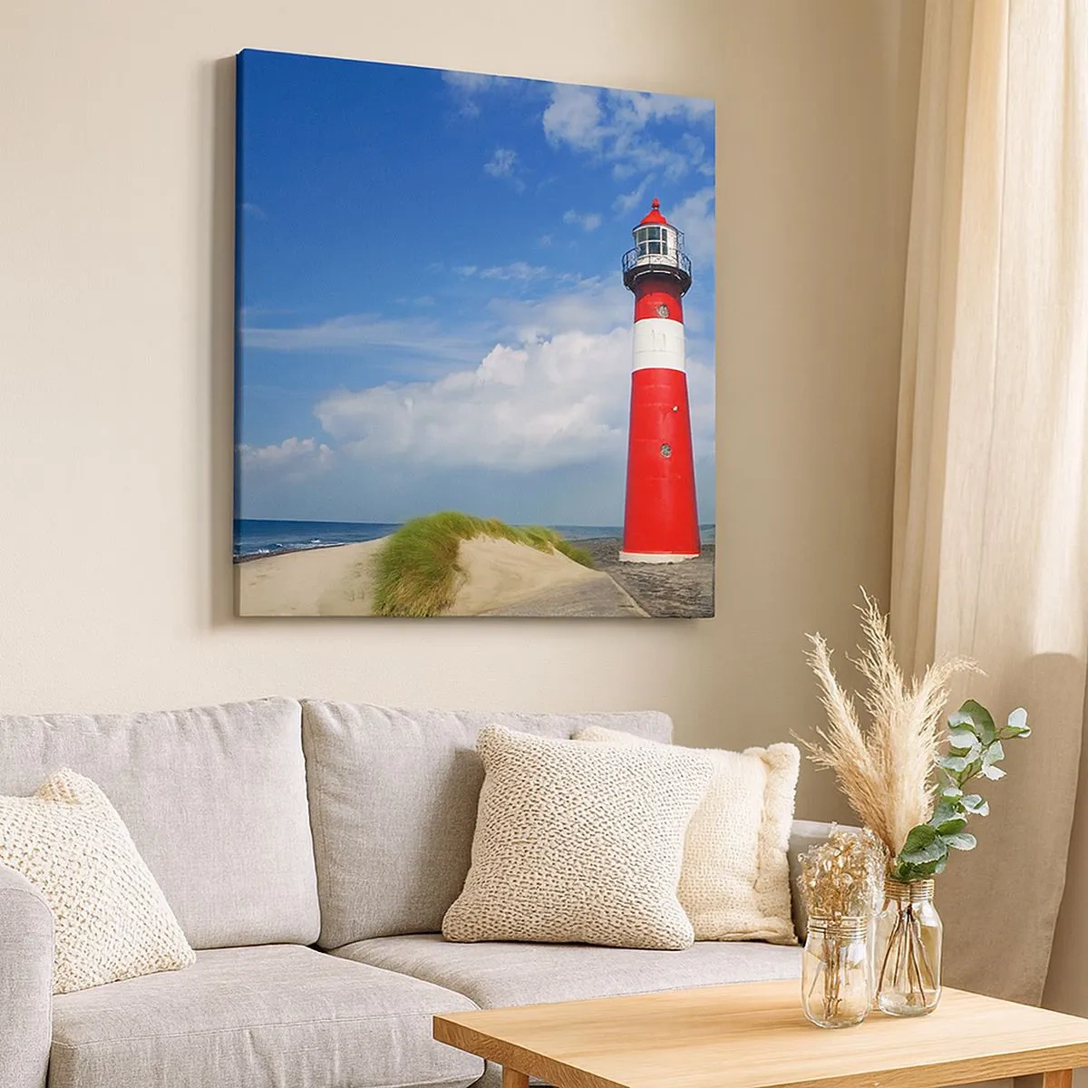 Impression sur toile - Image sur toile - Rêve de solitude - 30x30 cm