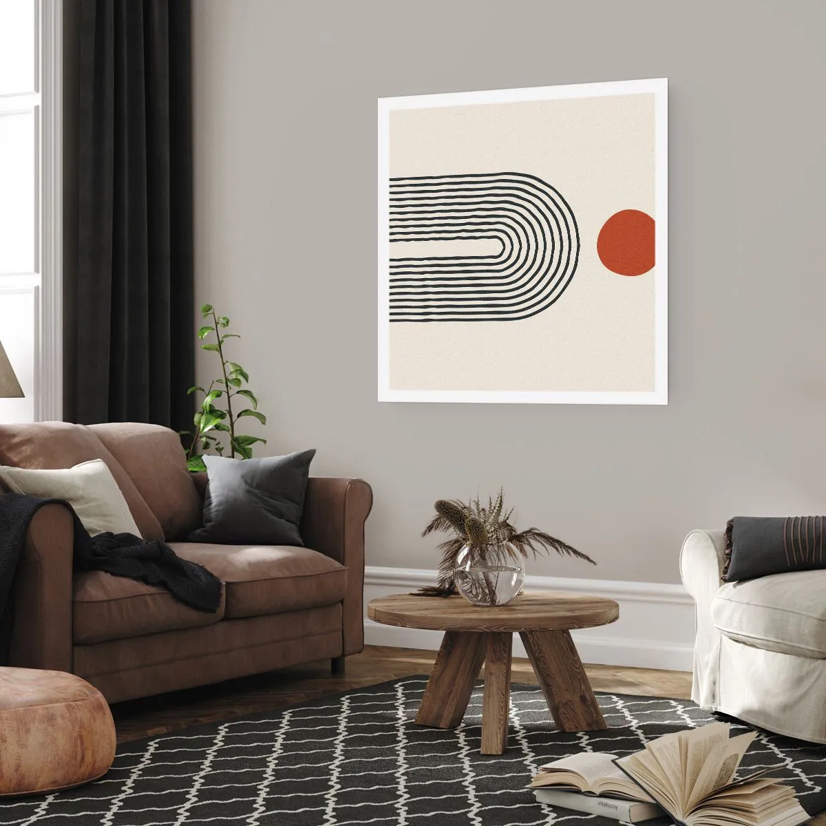 Affiche - Poster - Le magnétisme des formes et des couleurs - 60x60 cm